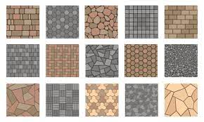 Floor Stone Pattern Pavement Tile Of