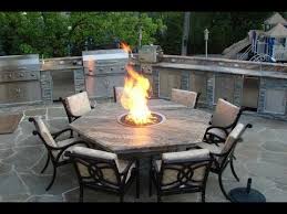 Fire Pit Dining Table