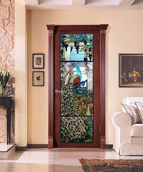 40 Main Door Glass Painting Designs