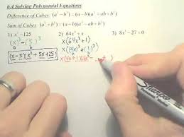 6 4 Solving Polynomial Equations