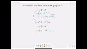 Solving Bernoulli Equations To Solve