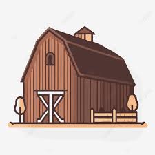 Brown Barn Building Icon Icon Vector