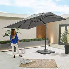 Crank Tilt Rectangular Cantilever Parasol