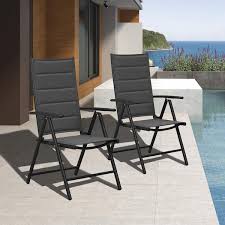 Purple Leaf Outdoor Patio Sling Chairs