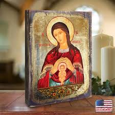 Virgin Mary Icon Blessed Virgin Mary
