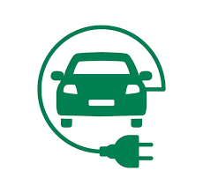 Plug Charging Logo Ev Car Hybrid