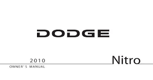 2010 Dodge Nitro Owner S Manual