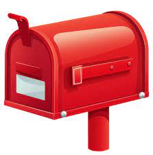 Red Mailbox With A Letter Art Ilration