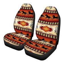 Native Indian Horse Printed Seat Covers