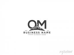 Art Om Mountain Logo Icon Vector