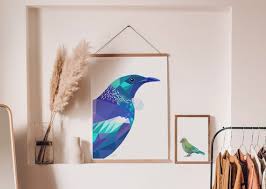 Tui Print Native New Zealand Birds Art
