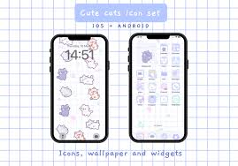 Cute Cats Icon Pack Phone Theme Ios
