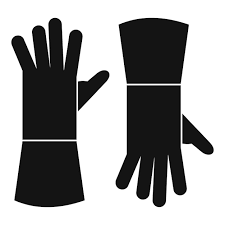 Garden Gloves Icon Simple Ilration