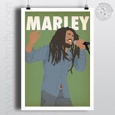 Bob Marley Minimalist Poster