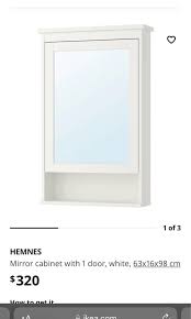 Hemnes Mirror Cabinet With 1 Door