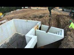 Precast Basement Steps Install