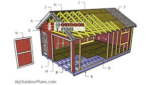 16x24 Shed Plans Myoutdoorplans