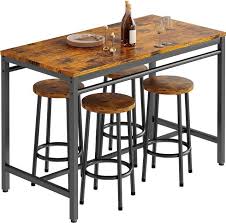 Awqm Bar Table Set Kitchen Table And