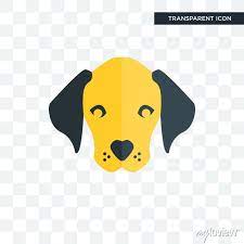 Dog Face Vector Icon Isolated On