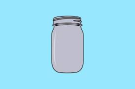 Glass Jar Without Lid Icon Graphic By