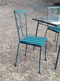 Iron Patio Dinette Chairs Last One Mid