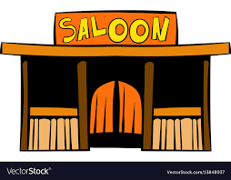 Western Saloon Icon Cartoon Royalty