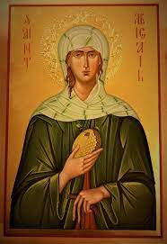 Saint Abigail Icon St Gobnait Icon