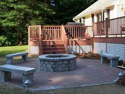 Patio Deck Combo Idea With Firepit