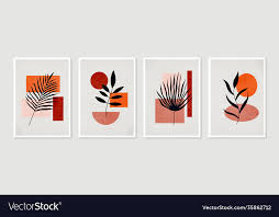 Botanical Wall Art Set Minimal And