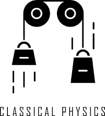 Classical Physics Icon With Laws Of