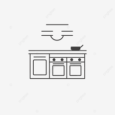 Oven Stove And Cooking Utensils Vector