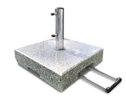 Granite Parasol Base With Wheels 70kg