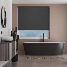 Shower Safe Black Roller Blinds Explore