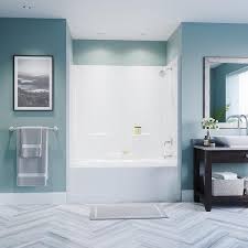Bath And Shower Kit With Right Drain