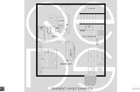 Basement Interior Design Plan Drawing