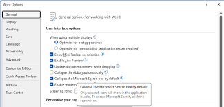 Remove Search Bar From Word Excel
