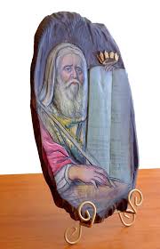 Moses Painting Jewish Icon