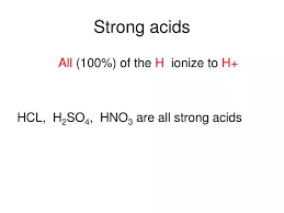 Ppt Strong Acids Powerpoint