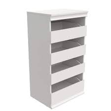 Closetmaid 4561 Modular Closet Storage Stackable Unit With 4 Drawers White