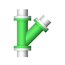 Steel Pipe Connector Icon Design