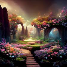 Enchanted Garden Magical Forest With