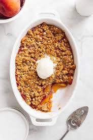 Easy Peach Crisp Broma Bakery