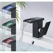 Led Bathroom Faucet Modern Waterfall