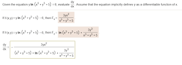 Equation Implicitly Defines Y