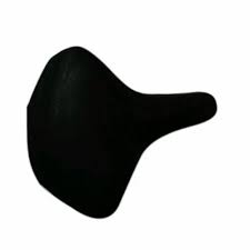 Plain Black Plastic Bicycle Seat Size