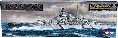 German Battleship Bismarck Plastic