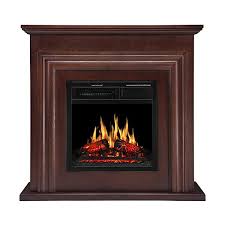 Electric Fireplace Mantel Wooden