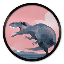Poster Braun Giganotosauraus Dinosaur