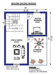 20x25 South Facing Home Designs As Per