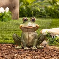Magnesium Garden Frog Garden Statue